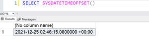 SQL Commands to check current Date and Time (Timestamp) in SQL Server