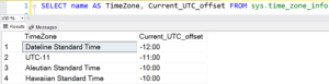 SQL Commands to check current Date and Time (Timestamp) in SQL Server