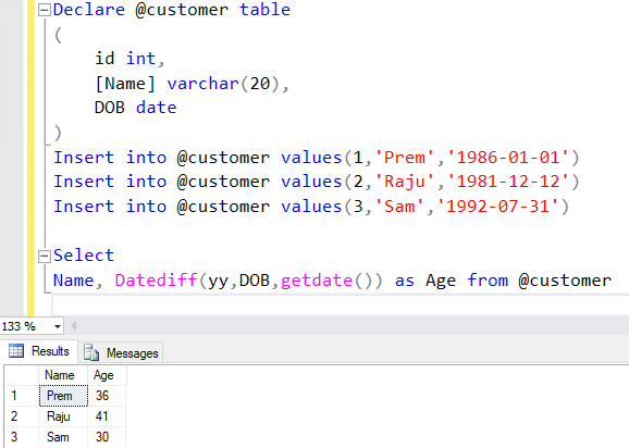 add or subtract dates in SQL Server