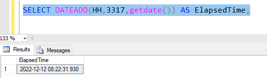 DATEADD and DATEDIFF for subtract dates in SQL Server
