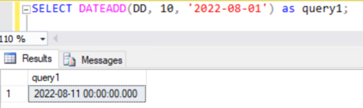 Subtract dates in SQL Server