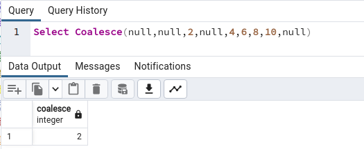 postgresql coalesce null to use index