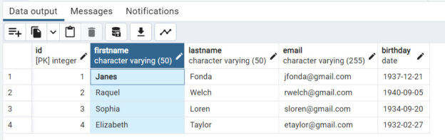 PostgreSQL Tutorial for beginners